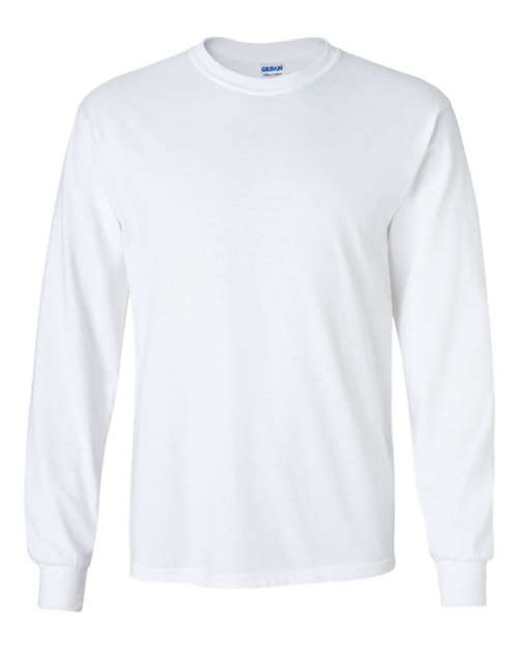 Gildan Ultra Cotton Crewneck Long Sleeve T-Shirt Soft & Durable
